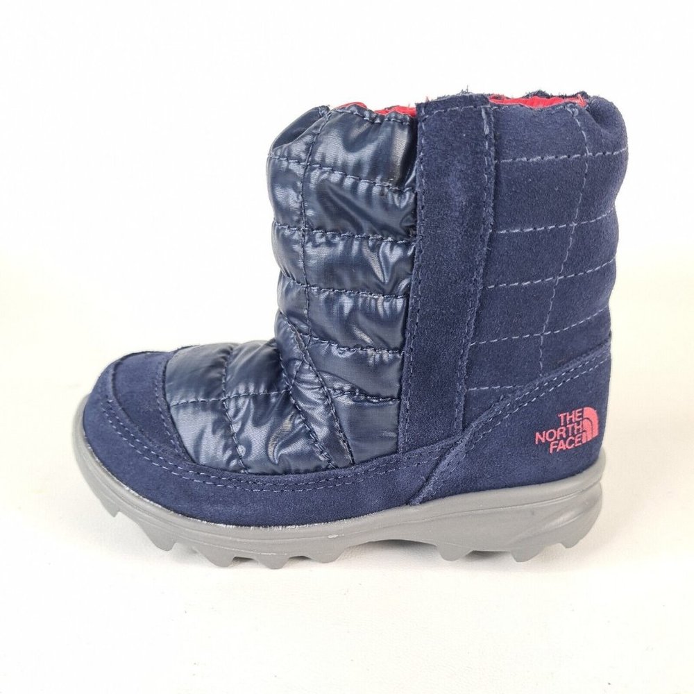 The North Face Boy Toddler Winter Camp Boots 200g Insulated Blue - Picture 2 of 12